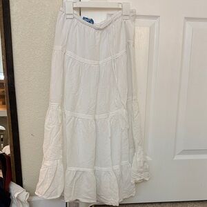 PacSun White Maxi Skirt